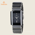 Men′s Ceramic Rectangular Quartz Bracelet Watch 72512